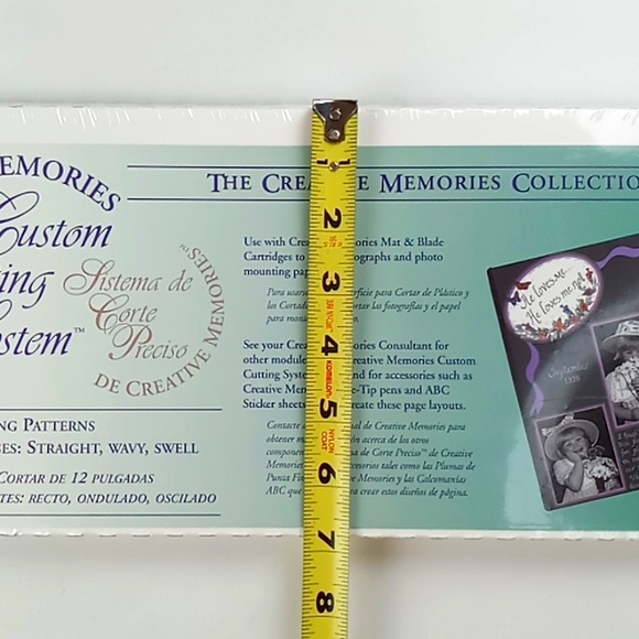 Creative Memories Custom Cutting System 12 Inch Cutting Patterns 3 Edges NWT - Picture 7 of 7